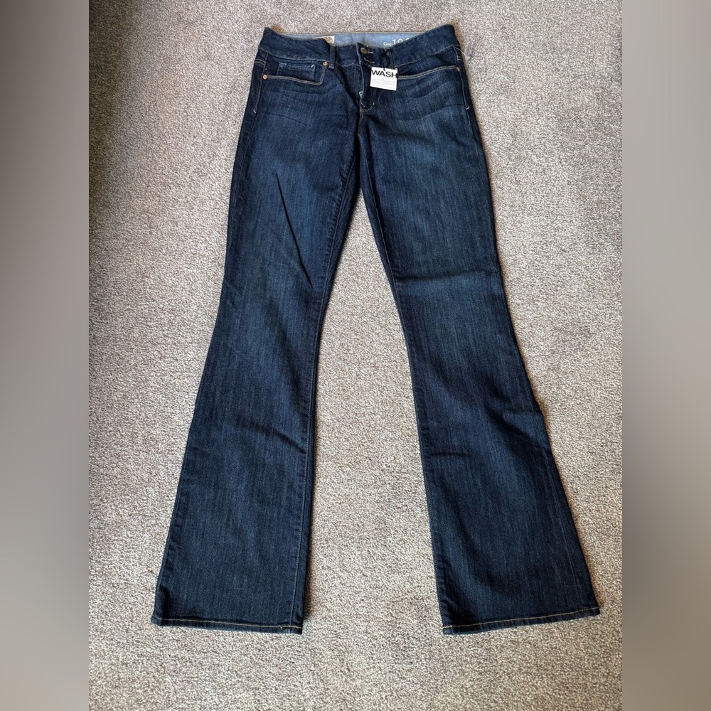 Gap Perfect Boot Women's Dark Blue Jeans size 28L